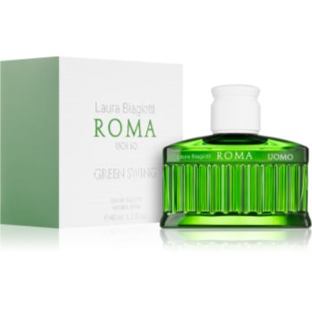 Laura Biagiotti Roma Uomo Green Swing Eau de Toilette pentru bărbați - imagine 3